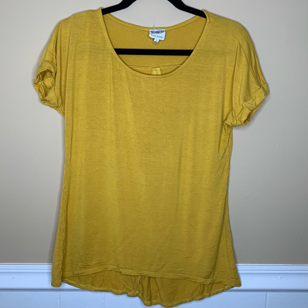 Late August Mustard Shirt